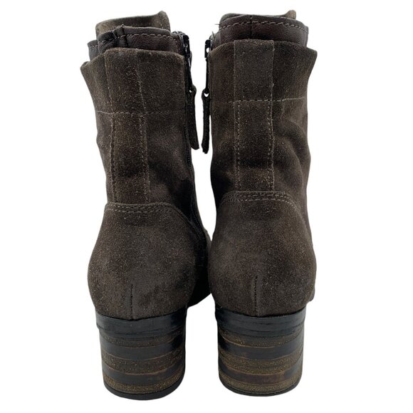 Miz Mooz Lace Up Boots Booties Sloanne Brown Women’s Sz EU 39/ US 8.5-9. #16 - Picture 7 of 13